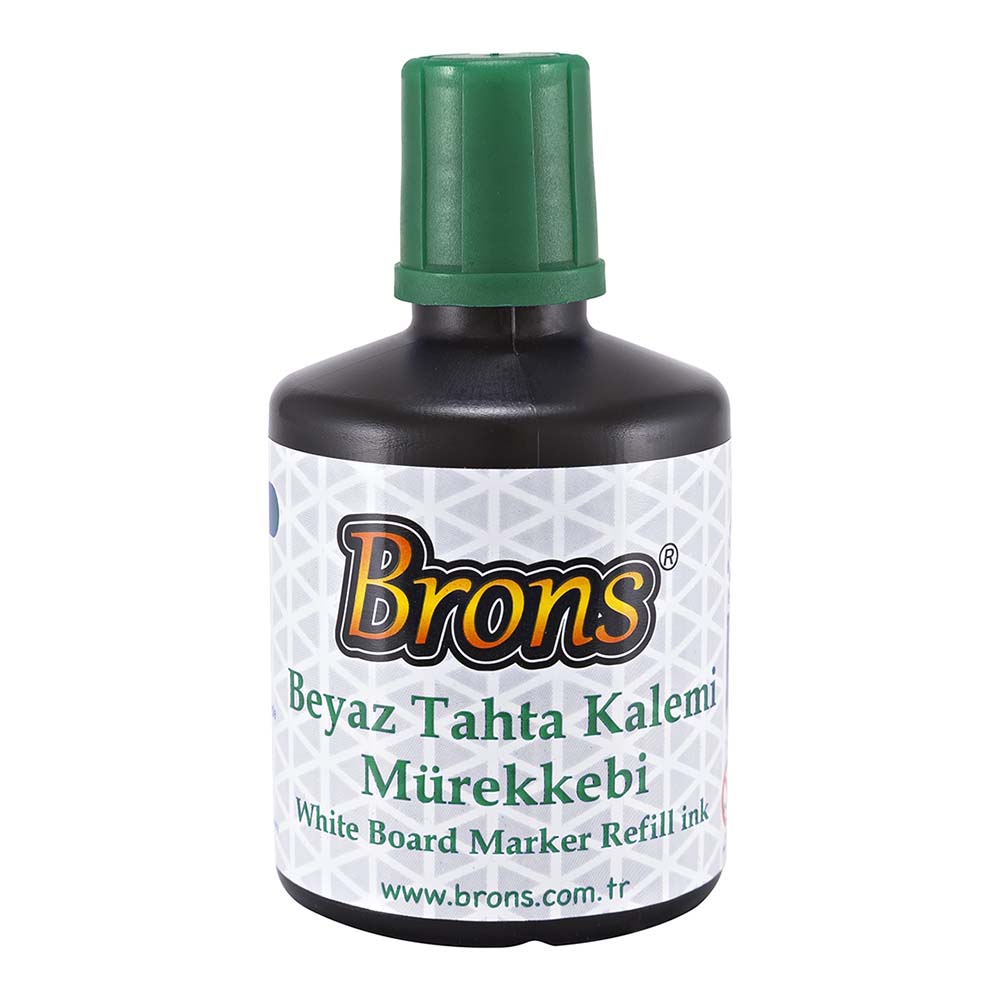 BRONS BR-363 TAHTA KALEMİ MÜREKKEBİ 100CC YEŞİL