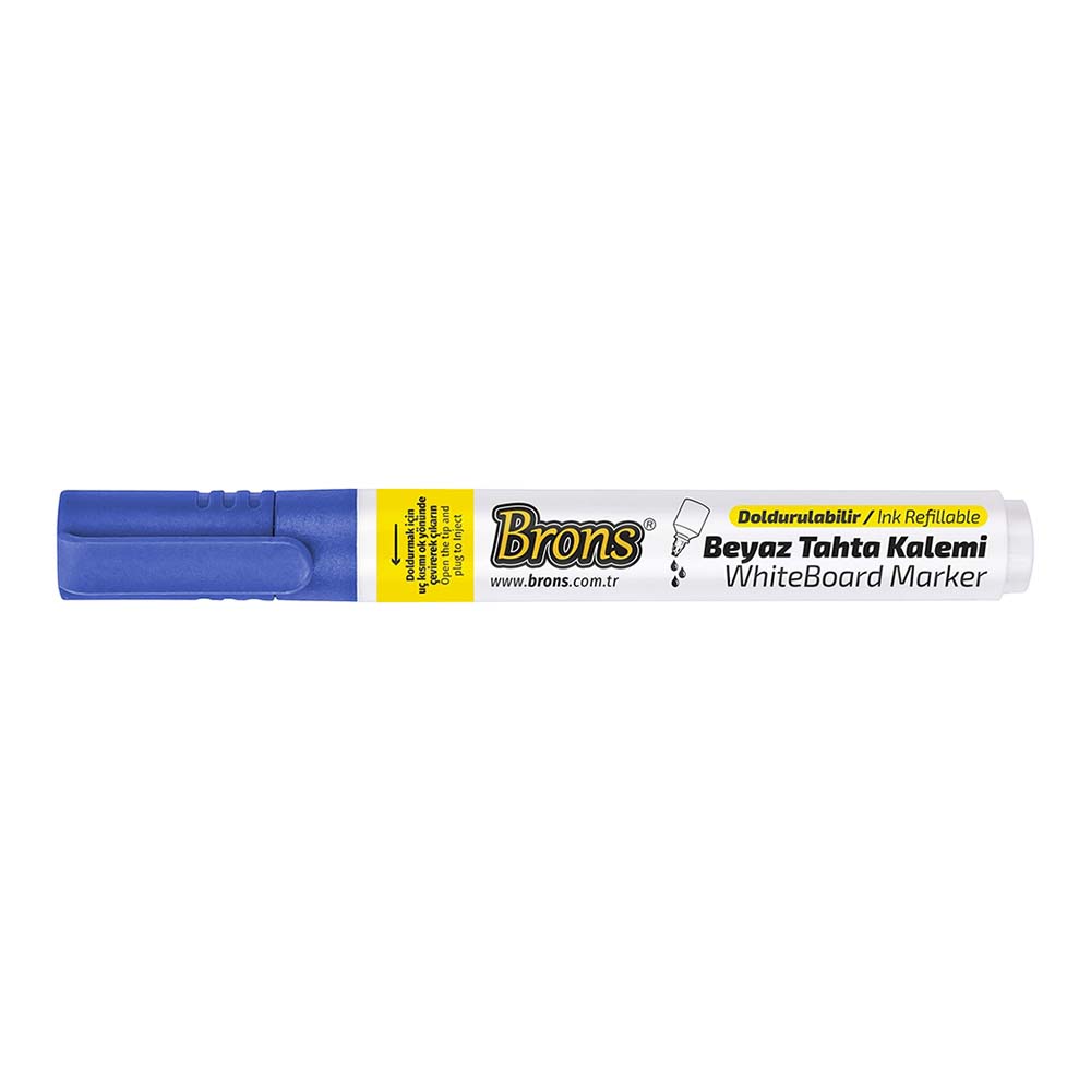 BRONS BR-957 TAHTA KALEMİ YERLİ MAVİ