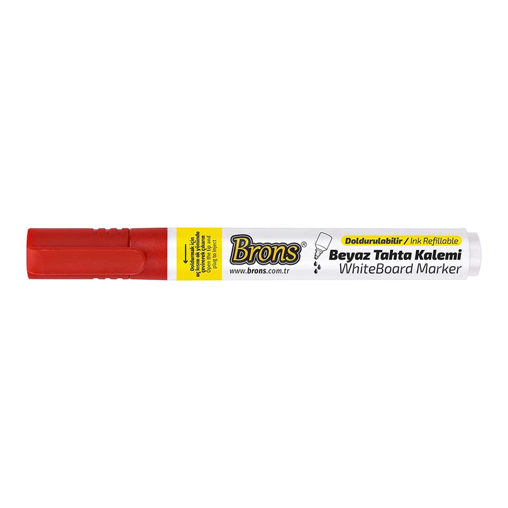 BRONS BR-958 TAHTA KALEMİ YERLİ KIRMIZI