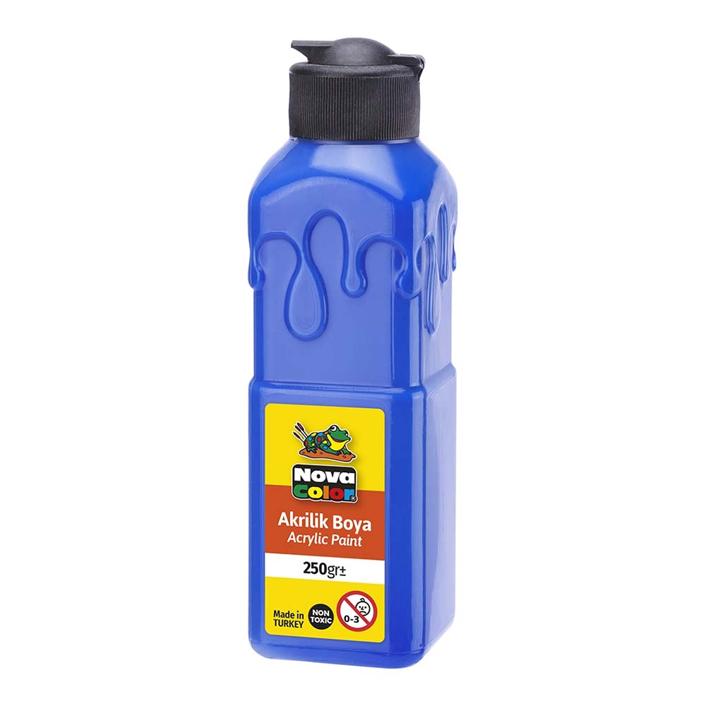 NOVA COLOR NC-3012 AKRİLİK BOYA 250GR MAVİ