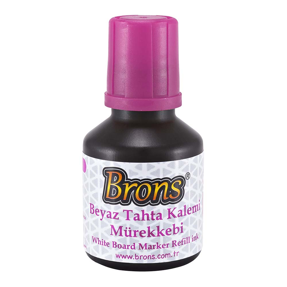 BRONS BR-387 TAHTA KALEMİ MÜREKKEBİ 30CC PEMBE