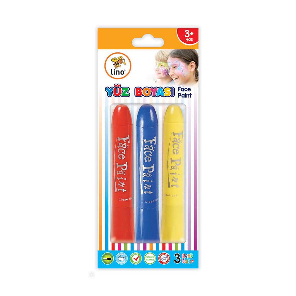 LİNO LN-900 YÜZ BOYASI 3LÜ SET