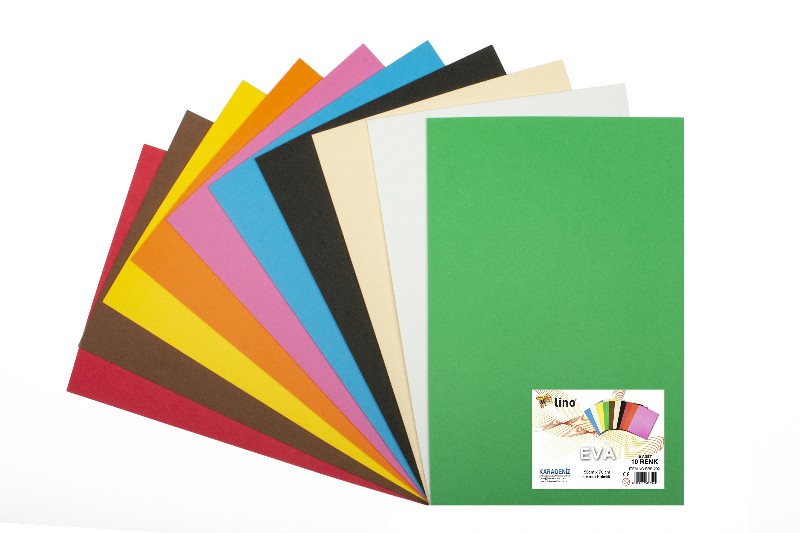 LİNO RBE-202 EVA 50X70 2MM 10LU PK 10 RENK