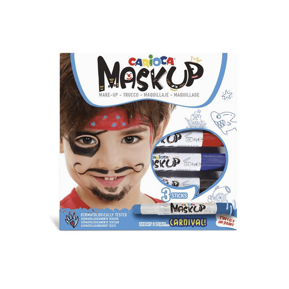 CARİOCA 43050 YÜZ BOYASI 6GR 3 RENK CARNIVAL