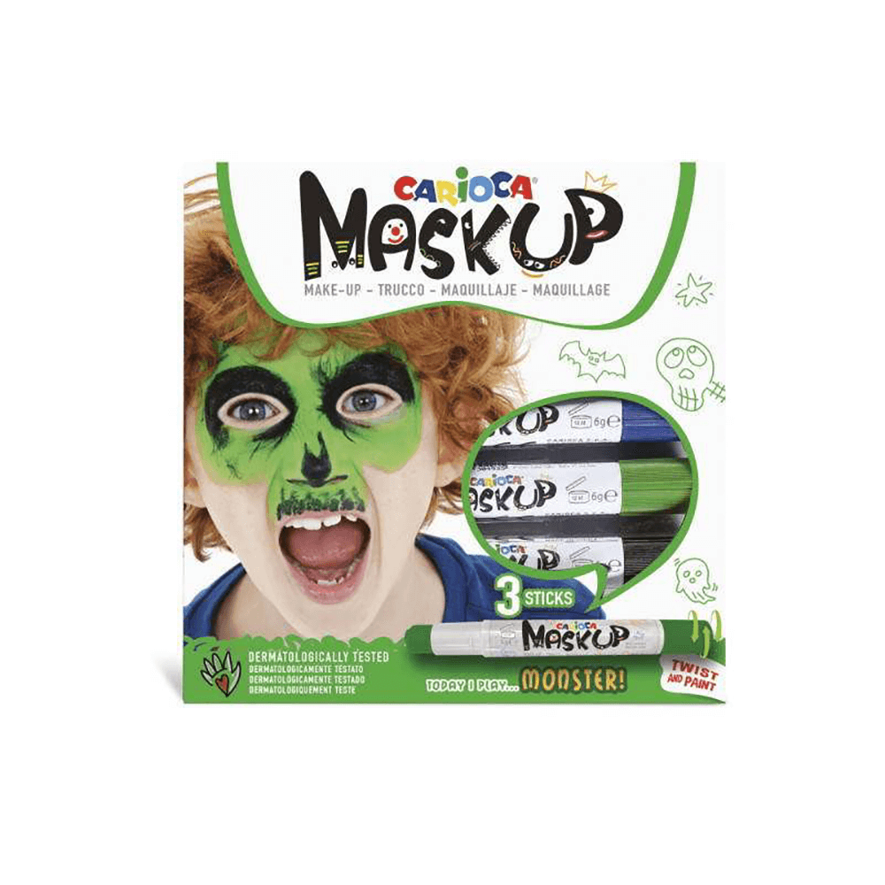 CARİOCA 43051 YÜZ BOYASI 6GR 3 RENK MONSTER