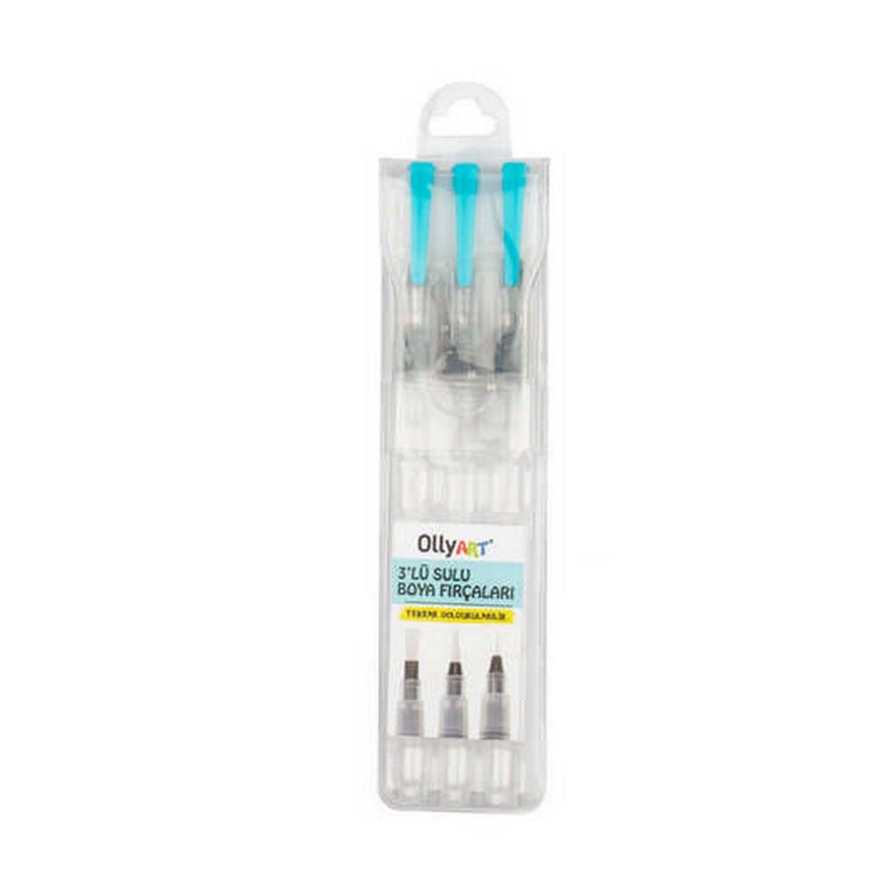LİNO LN-3103 OLLYART DOLBİLİR SULUBOYA FIRÇA 3LÜ SET