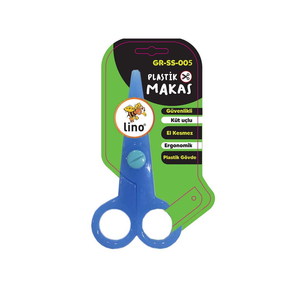 LİNO GR-SS-005 ÇOCUK MAKASI MAVİ