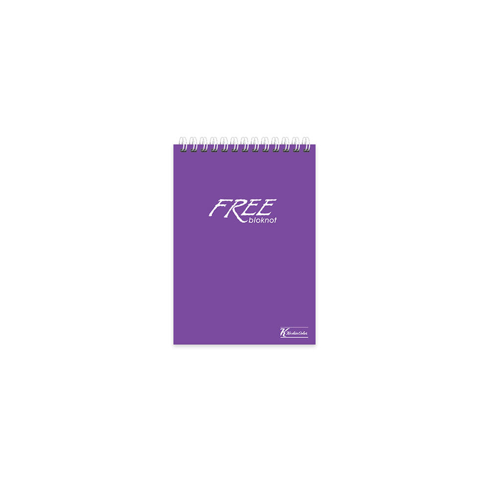 KESKİN 145201-99 BLOKNOT FREE OFFICE SPİRALLİ A6 80YP ÇİZGİLİ