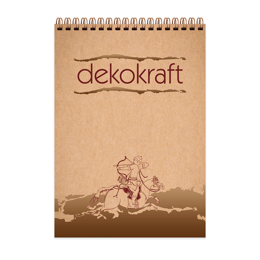 KESKİN 144000 BLOKNOT DEKOKRAFT SPİRALLİ A4 100YP DÜZ