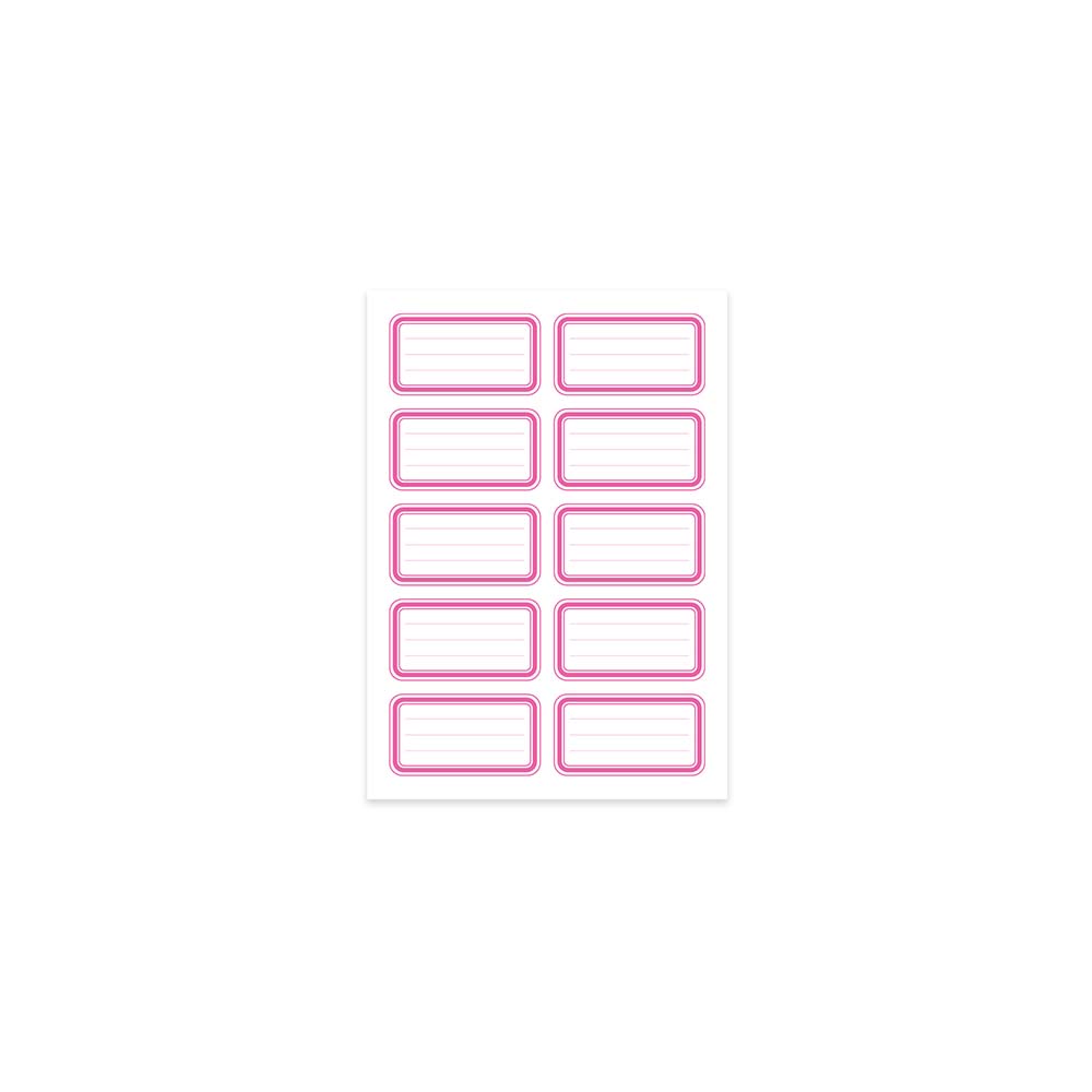 KESKİN 220896-99 ETİKET TEK RENK PEMBE 3LÜ