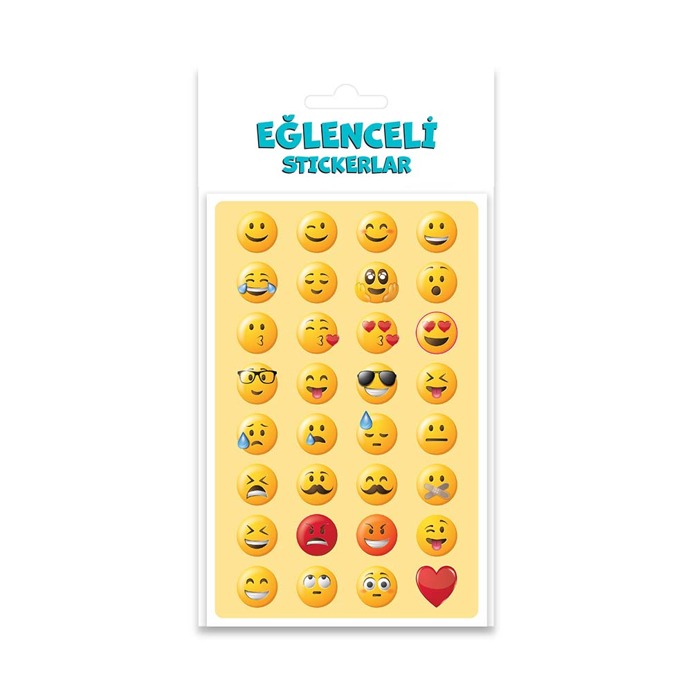 KESKİN 221200 ORTA BOY PUFFY STİCKER-EMOJİ