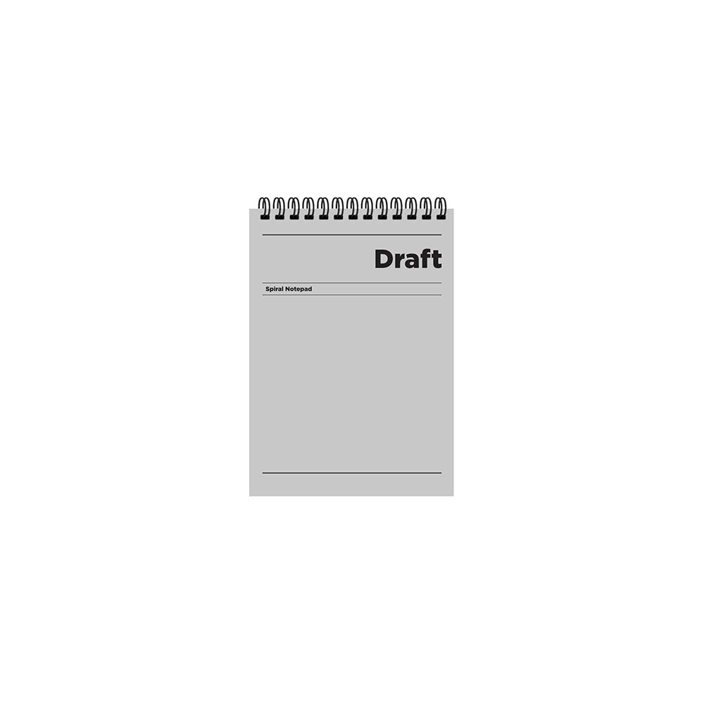 KESKİN 140551-99 BLOKNOT DRAFT HAFİF KAĞIT KARTON KAPAK A6 60YP ÇİZGİLİ