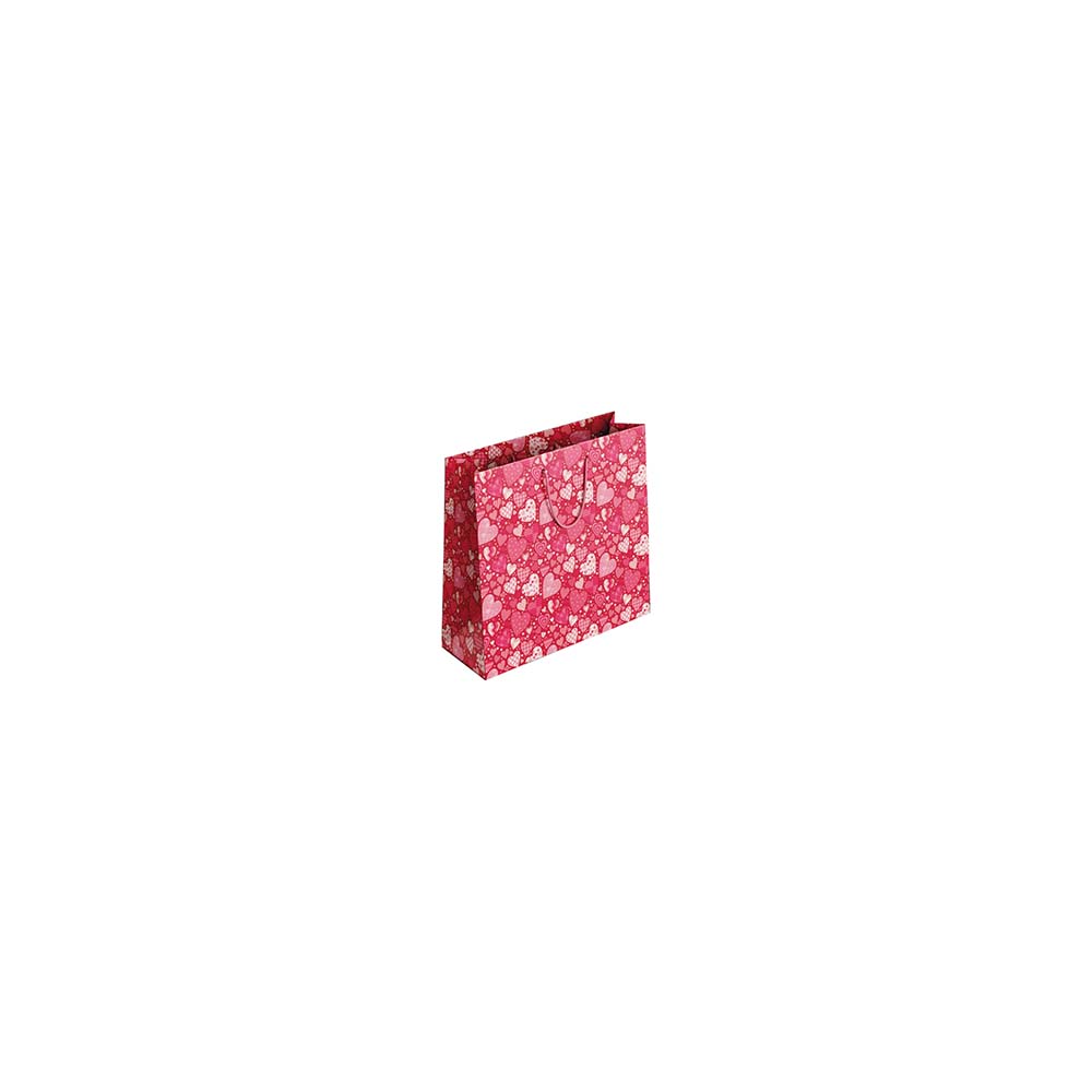 KESKİN 170122-99 KARTON ÇANTA K1 PEMBE KALPLER