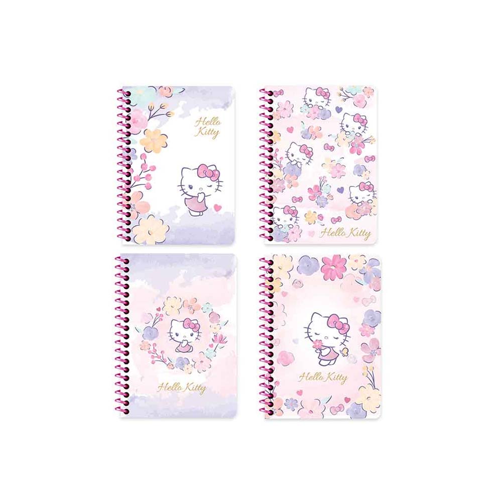 KESKİN 140400-08 BLOKNOT HELLO KITTY SPİRALLİ A6 80YP ÇİZGİLİ