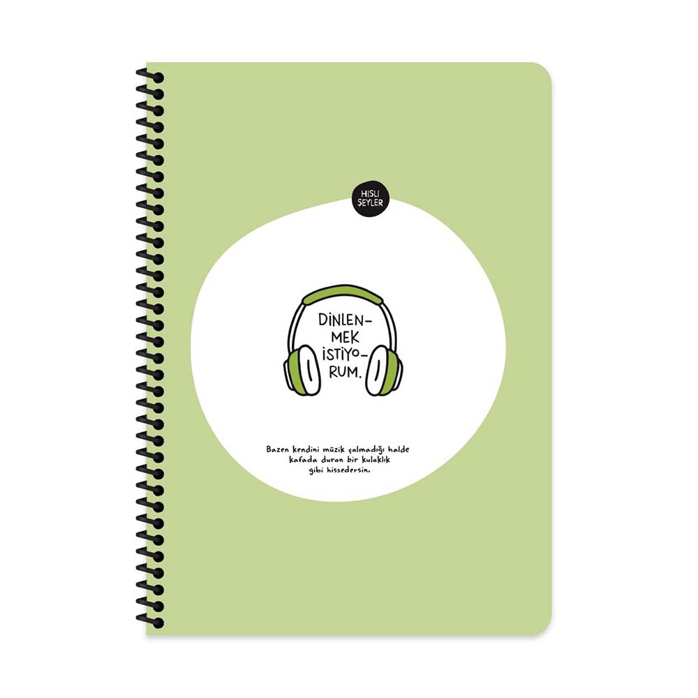 KESKİN 500519-99 A4 80YP KARELİ HİSLİ ŞEYLER SPR STICKERLİ DEF DİNLENMEK İSTİYORUM