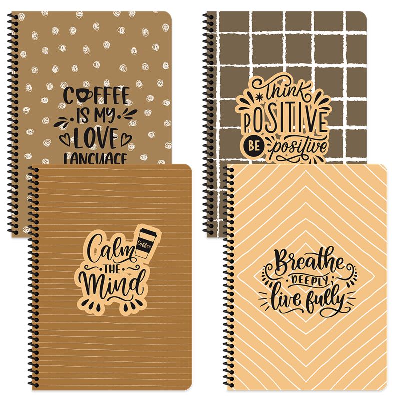 KESKİN 415541 16.5X22.5 80YP ÇİZGİLİ SPR SERT KPK KAHVE DEFTER