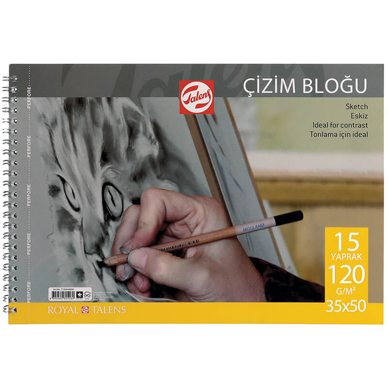 TALENS 120355015 ÇİZİM BLOĞU 120GR 35X50 15YP