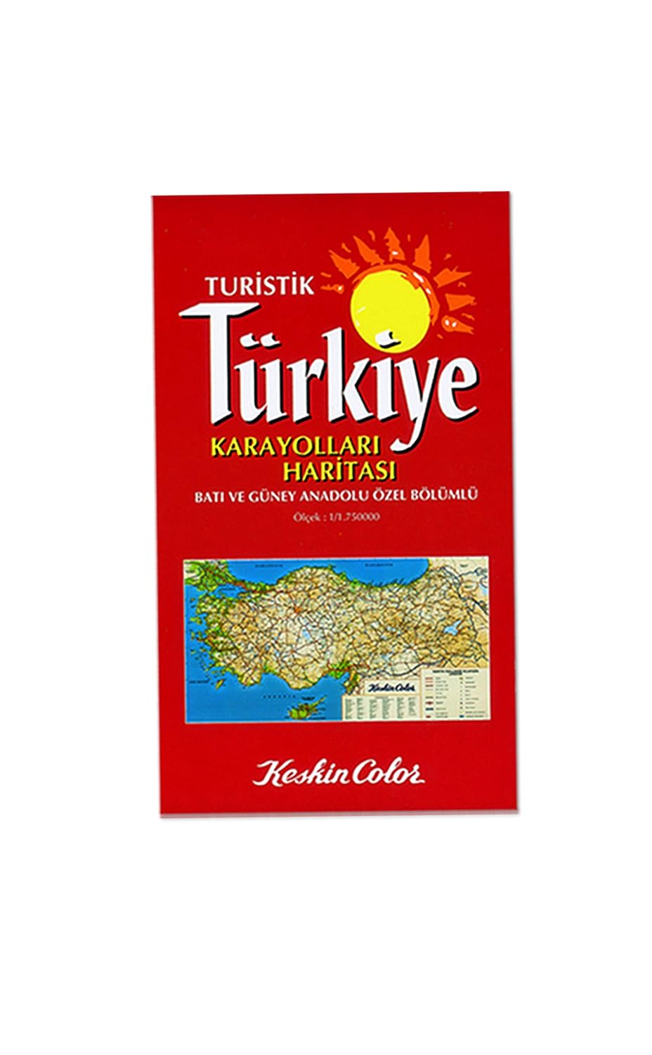 KESKİN 715001 T. KARAYOLLARI HARİTASI TÜRKÇE
