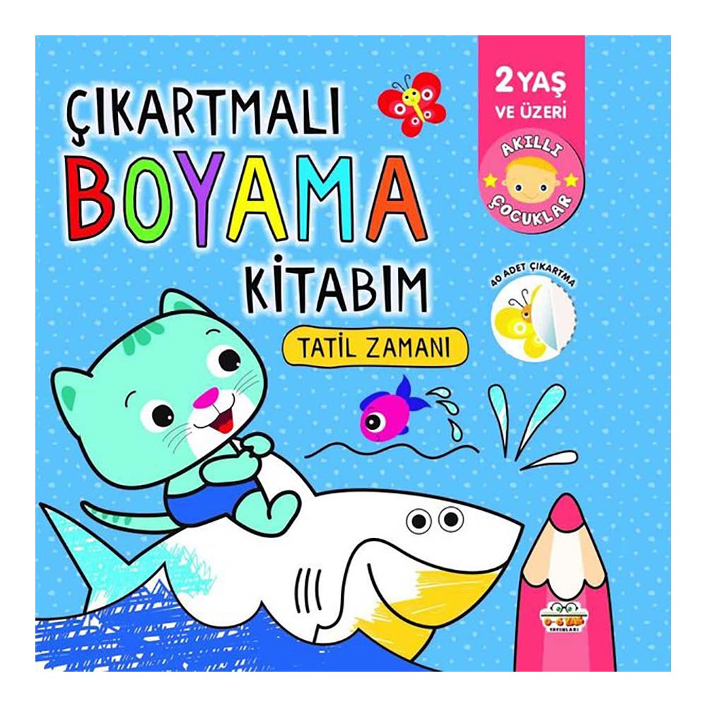 06 YAŞ YAYINLARI / ÇIKARTMALI BOYAMA KİTABIM - TATİL ZAMANI