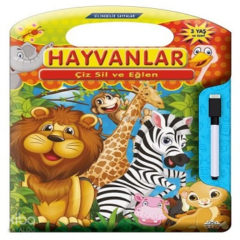 06 YAŞ YAYINLARI / ÇİZ SİL VE EĞLEN - HAYVANLAR