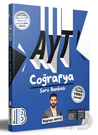 BENİM HOCAM / AYT 2024 COĞRAFYA SORU BANKASI (VİD.ÇÖZÜMLÜ)