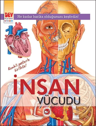 BEYAZ BALİNA / İNSAN VÜCUDU - DEV POSTERLİ KİTAP