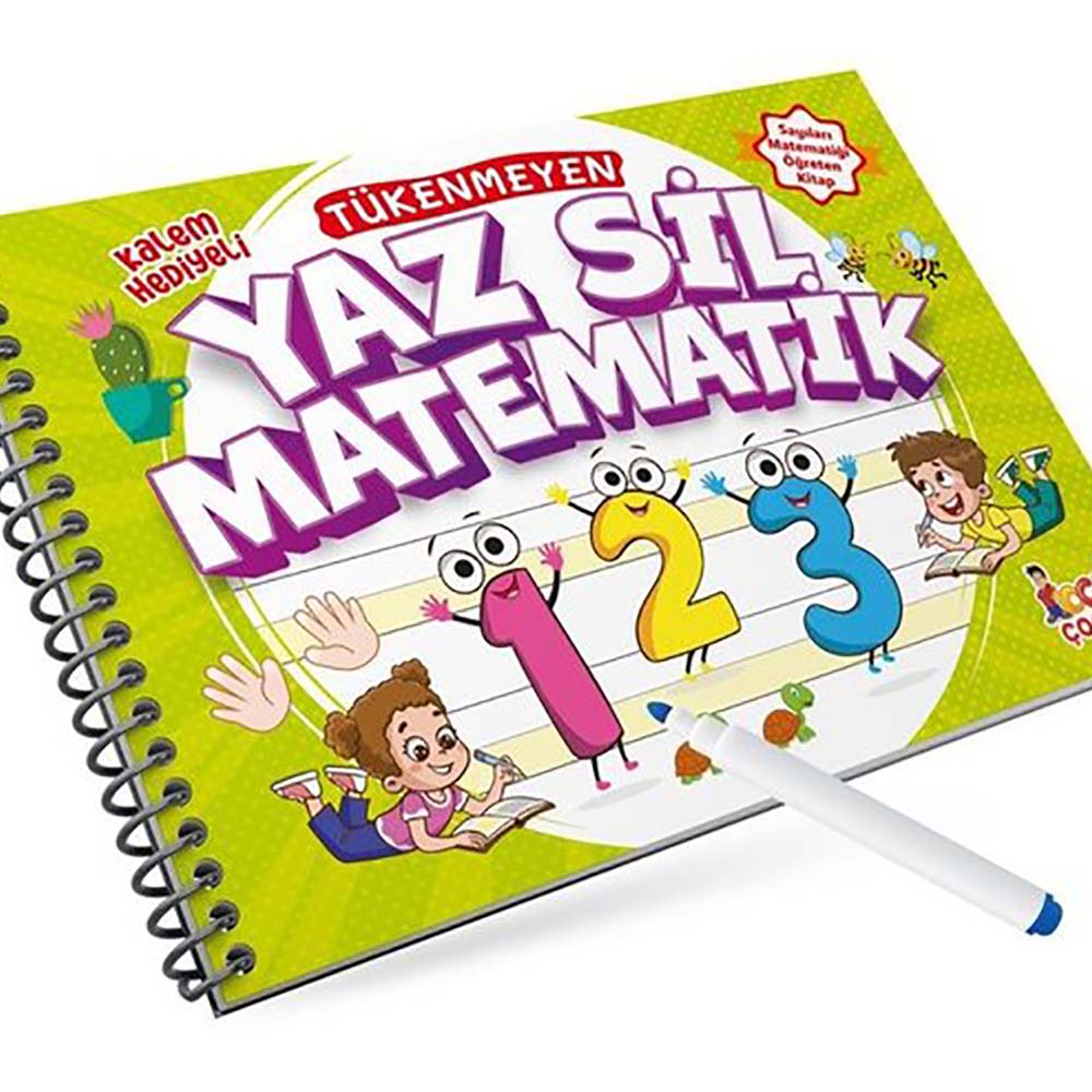BICIRIK / TÜKENMEYEN YAZ SİL MATEMATİK (SPİRALLİ)