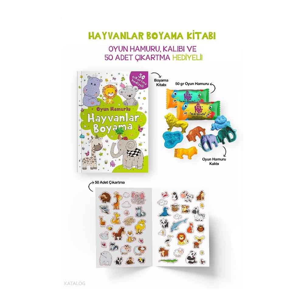 BİGKİDS / OYUN HAMURLU - HAYVANLAR BOYAMA