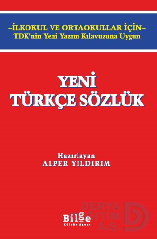BİLGE KÜLTÜR / YENİ TÜRKCE SÖZLÜK (KARTON KAPAK)