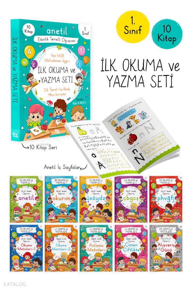 BİLGİPARK / İLK OKUMA VE YAZMA SETİ (10 KİTAP 1.SINIF)