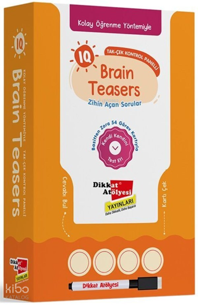 DİKKAT ATÖLYESİ / 10 BRAİN TEASERS (KUTU) - ZİHİN AÇAN SORULAR
