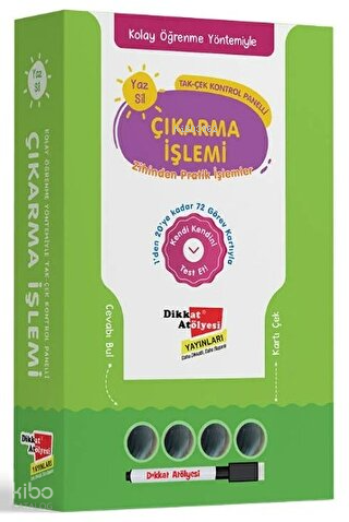 DİKKAT ATÖLYESİ / YAZ SİL - ÇIKARMA İŞLEMİ (KUTU)