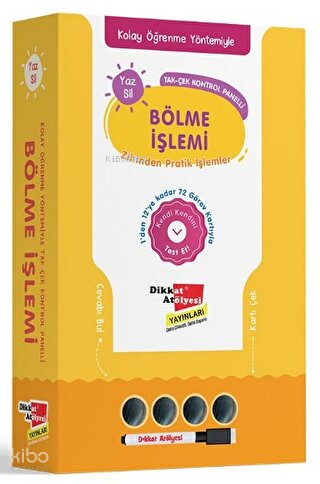 DİKKAT ATÖLYESİ / YAZ SİL - BÖLME İŞLEMİ (KUTU)