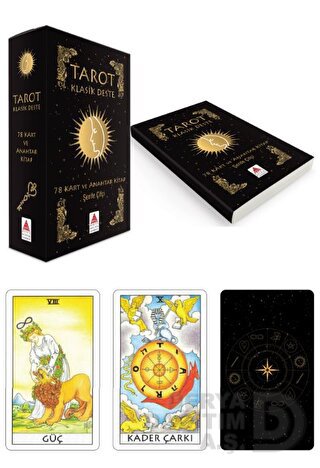 DELTA / TAROT KLASİK DESTE (78 KART VE ANAHTAR KİTAP) KUTU