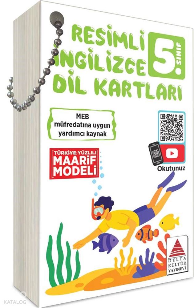 DELTA /5.SINIF RESİMLİ İNGİLİZCE DİL KARTLARI