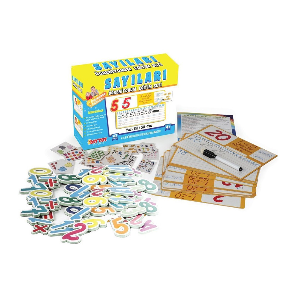 DIYTOY 9222 SAYILARI ÖĞRENİYORUM EĞİTİM SETİ