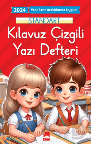 EMA KİTAP / STANDART KLAVUZ ÇİZGİLİ YAZI DEFTERİ 2024 (17X24)