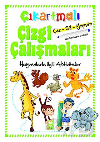 EMA KİTAP / ÇIKARTMALI ÇİZGİ ÇALIŞMALARI - HAVANLARL