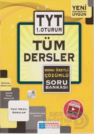 EVRENSEL / TYT 1. OTURUM TÜM DERSLER KONU ÖZETLİ