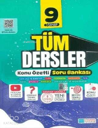 EVRENSEL / 9.SINIF TÜM DERSLER KONU ÖZETLİ SORU BANKASI