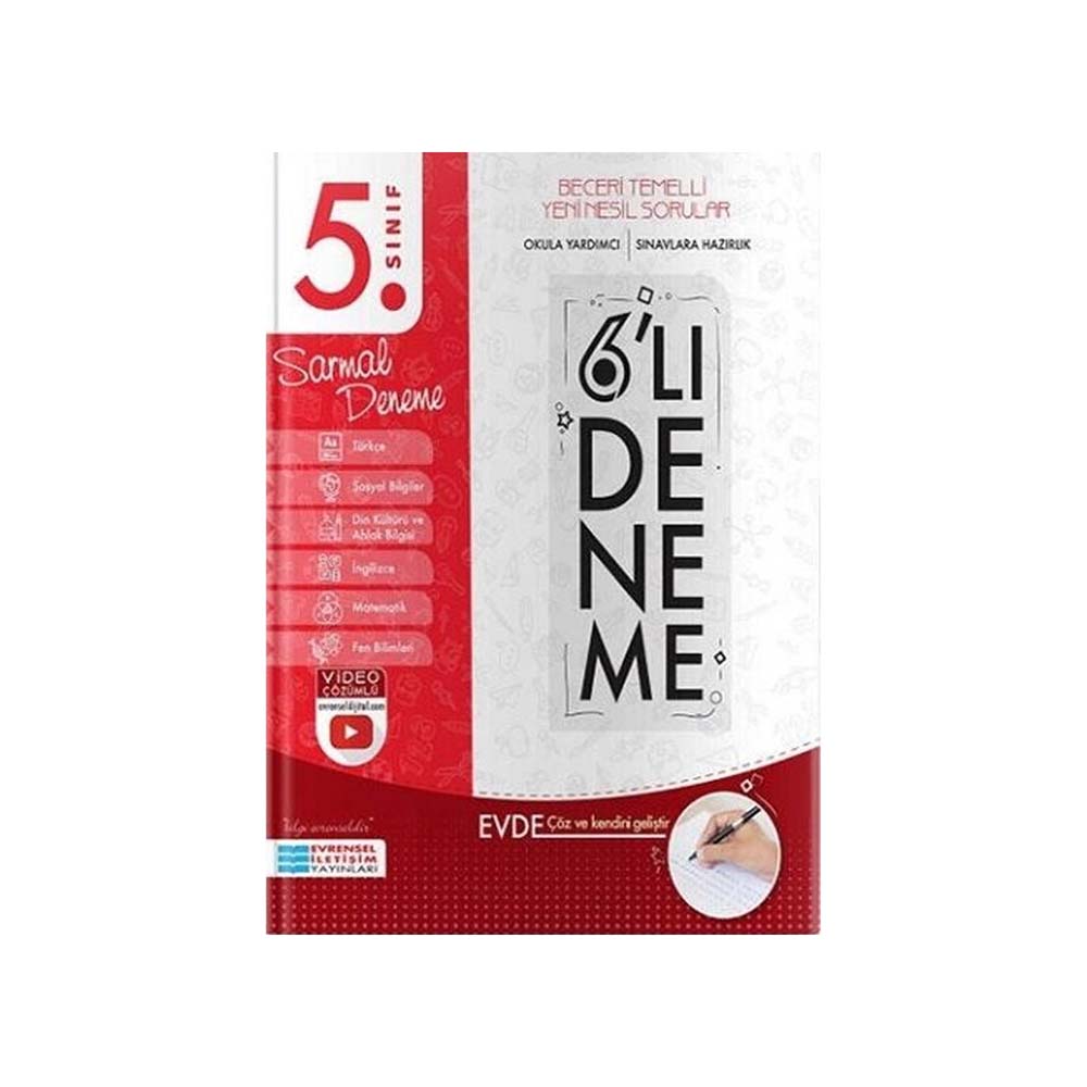 EVRENSEL / 5.SINIF 6 LI SARMAL DENEME