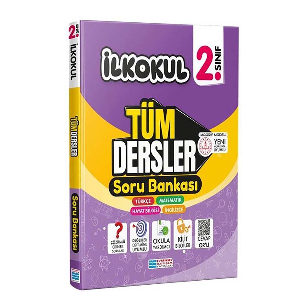 EVRENSEL / 2.SINIF İLKOKUL TÜM DERSLER SORU BANKASI