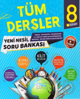 EVRENSEL / 8.SINIF TÜM DERSLER SORU BANKASI