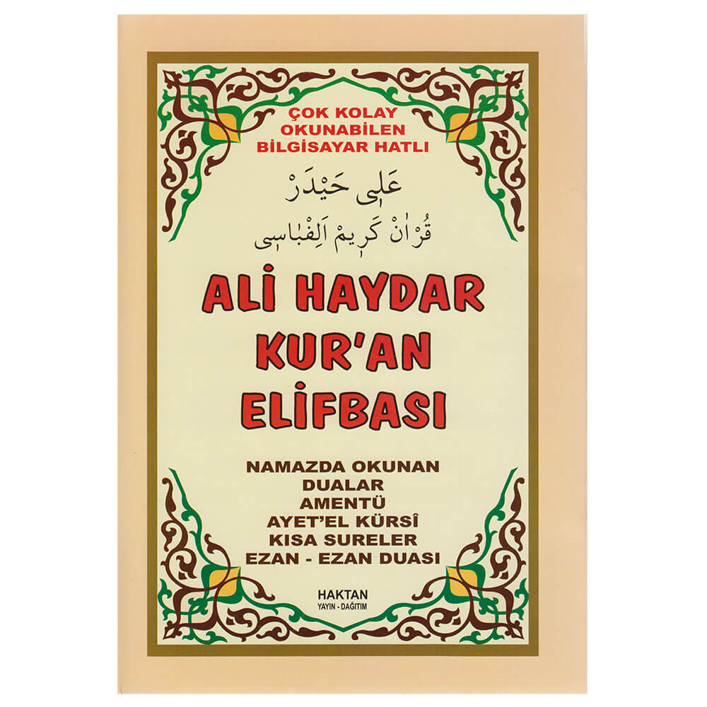 HAKTAN / KURAN ELİFBASI - ORTA BOY (KOD.H.48 ALİ HAYDAR )