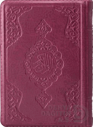 HAYRAT / KUR'AN KERİM ÇANTA BOY LİLA (2 RENK YALDIZLI KILFLI)
