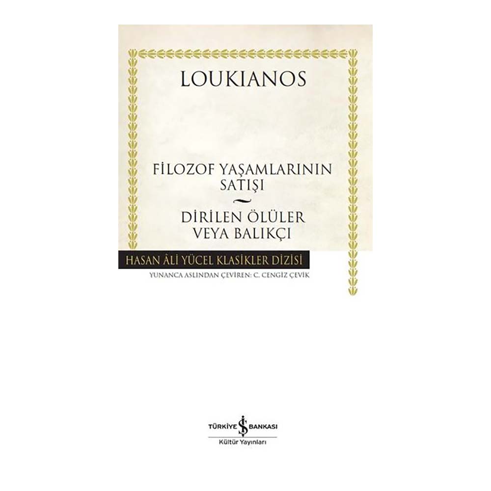 İŞBANKASI / FİLOZOF YAŞAMLARININ SATIŞI (KARTON KAPAK)