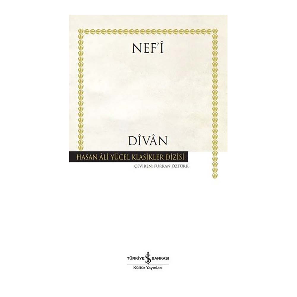 İŞBANKASI / DİVAN - NAFİ (KARTON KAPAK) HASAN ALİ YÜCEL KLA