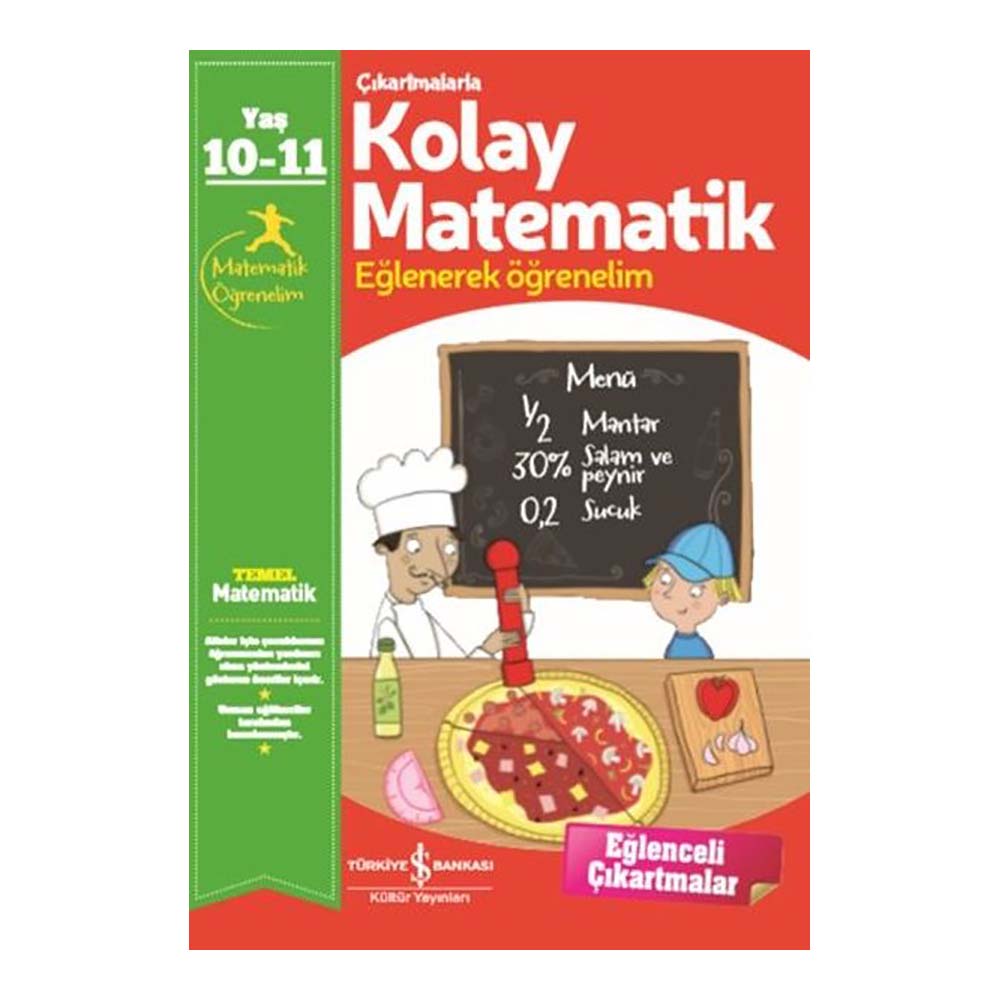 İŞBANKASI / ÇIKARTMALARLA KOLAY MATEMATİK 10-11 YŞ