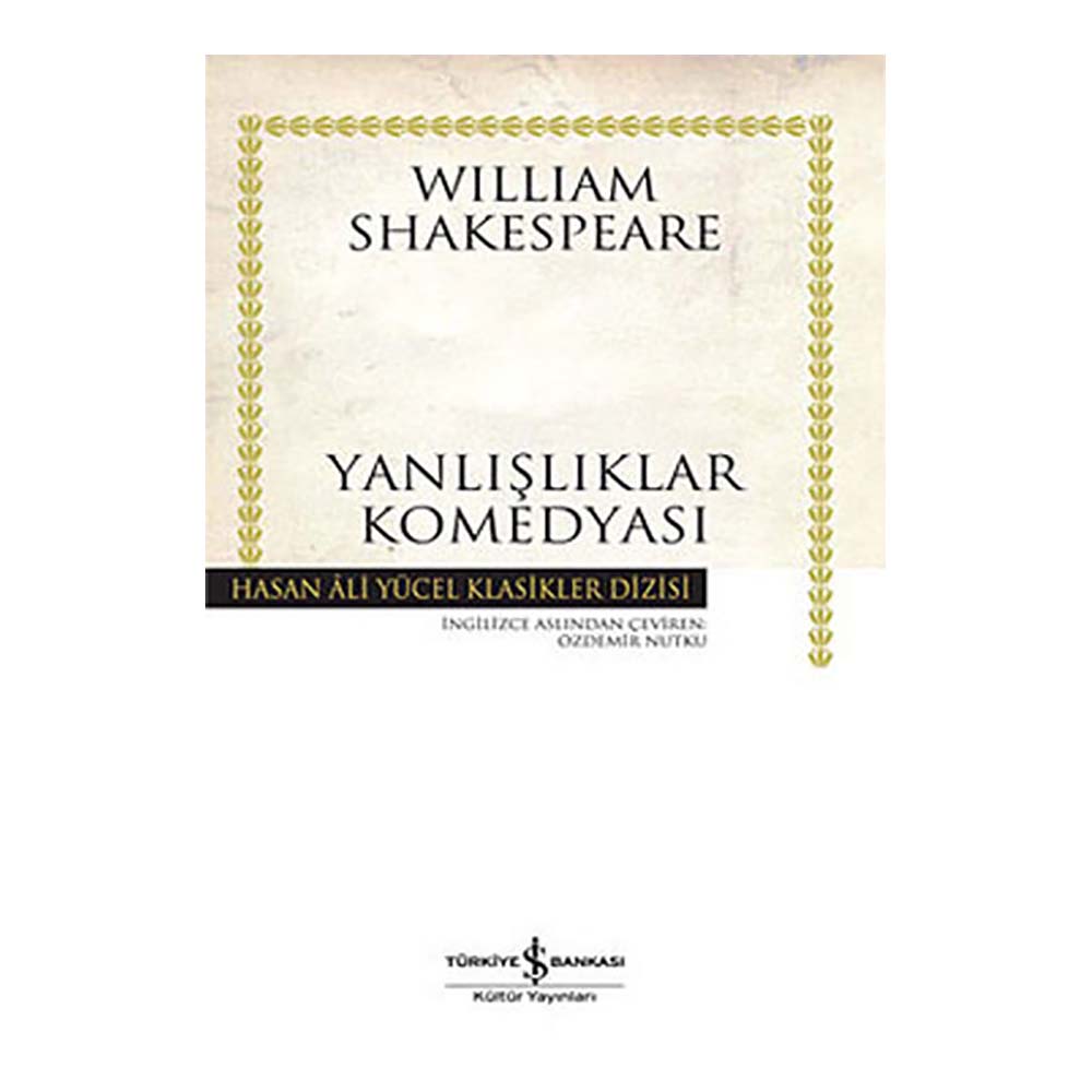 İŞBANKASI / HAY / YANLIŞLIKLAR KOMEDYASI (KARTON KAPAK)