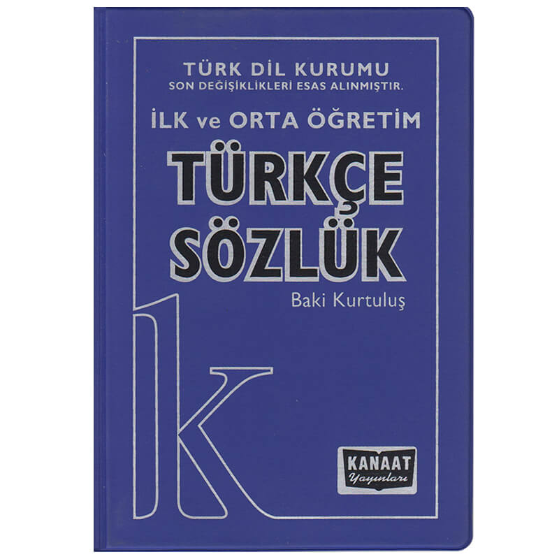 KANAAT / TÜRKÇE SÖZLÜK (BİYALA LACİVERT- MOR KAPAK) İLK VE ORTA ÖĞRETİM
